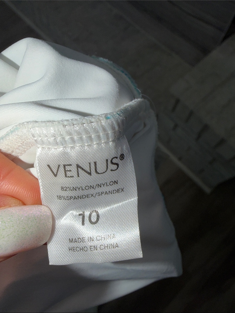 VENUS Turquoise, Gold & Cream One-Piece Swimsuit - Picture 5 of 9